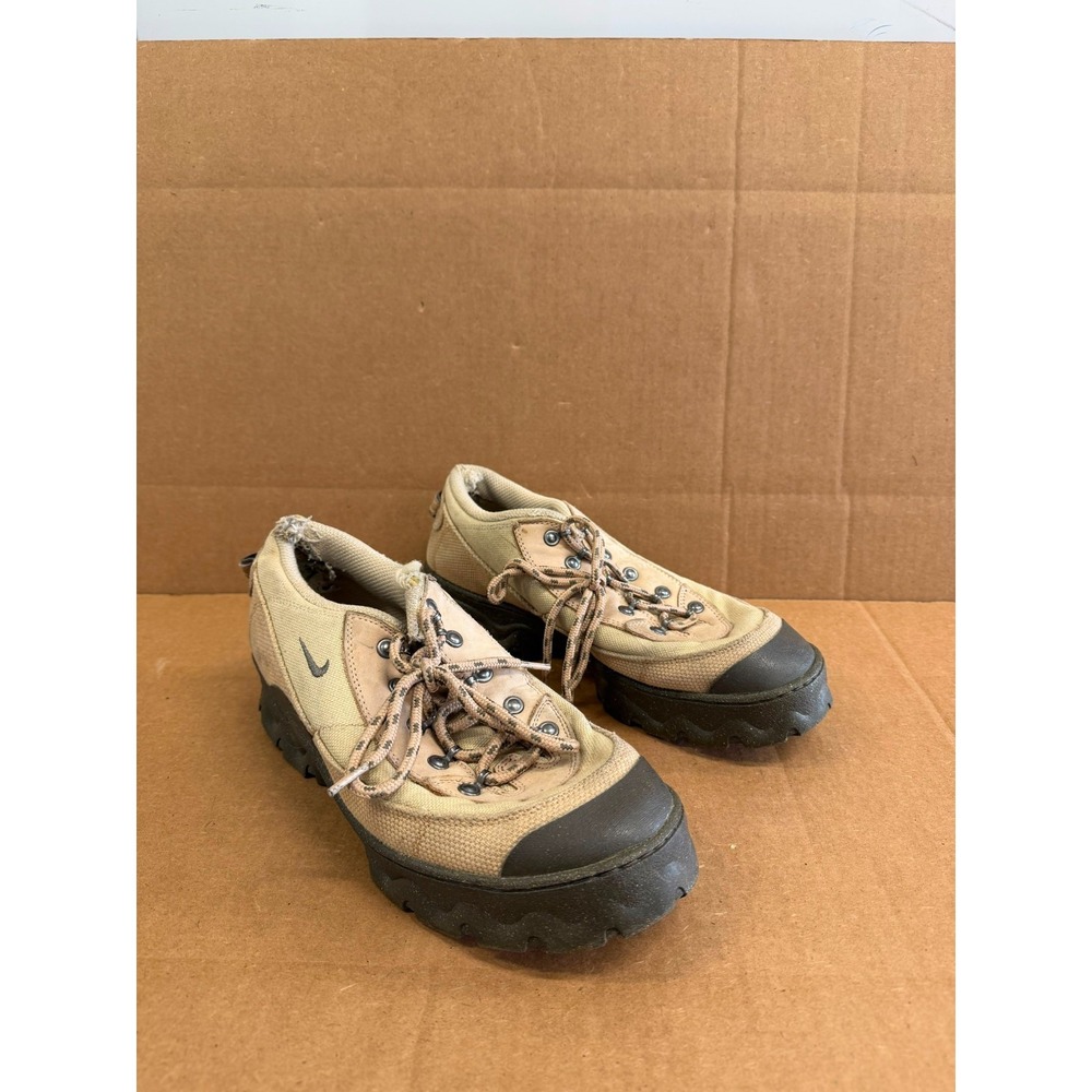 Nike Lahar Low Canvas Hiking Shoes Grain Hemp DD0060-200 Womens Size 10 US